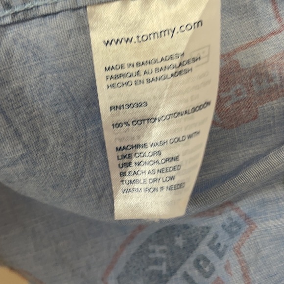 Tommy Hilfiger boys button down shirt size M - Picture 3 of 3